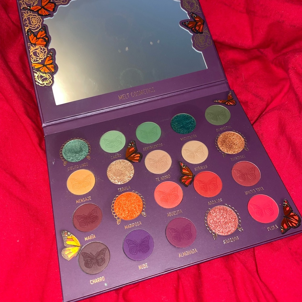Melt cosmetics eyeshadow palette- amor y mariposas
